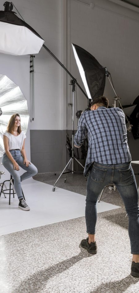 man-taking-photos-beautiful-model